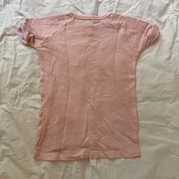 Girls large short sleeve sweatshirt material tee - Picture 2 of 5